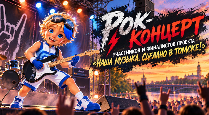 Рок-концерт участников и финалистов проекта «Наша музыка. Сделано в Томске»!
